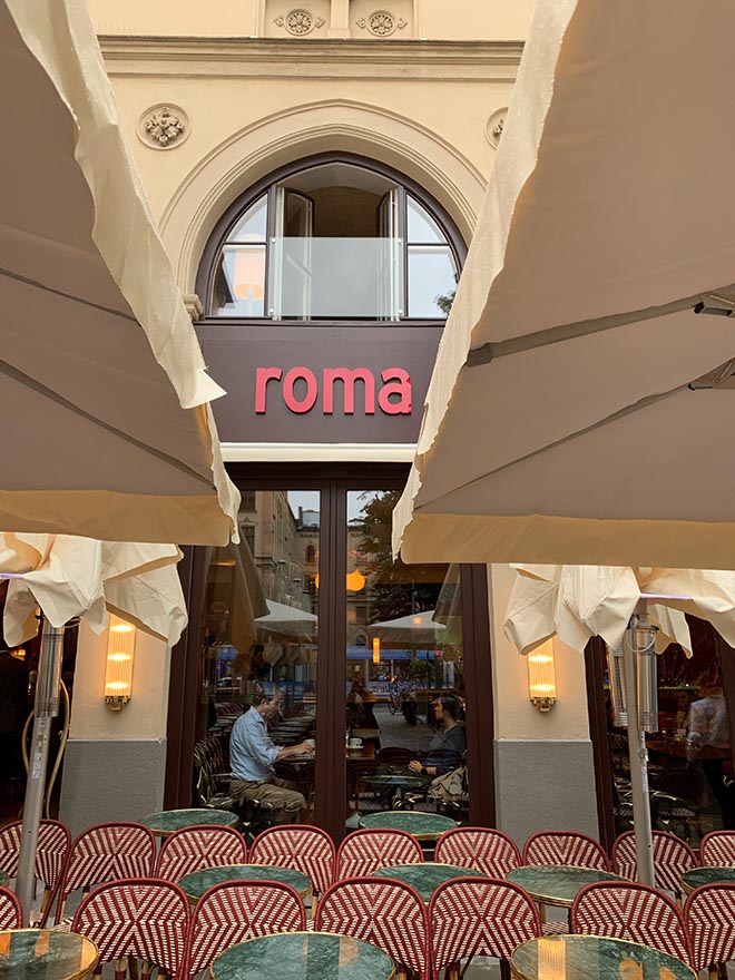 Café Roma in der Maximilianstrasse: Gastronom Gabriel Levy's Kult-Lokal