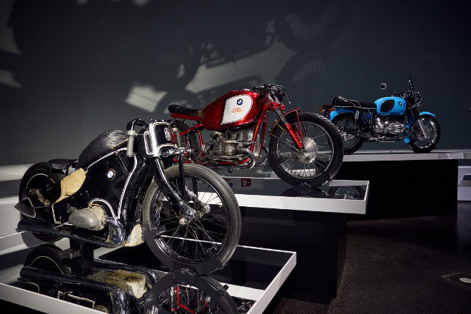 BMW Motorrad Jubiläumsausstellung im BMW Museum